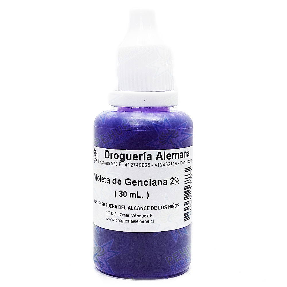 Violeta de Genciana 2% 30 mL Droguería Alemana