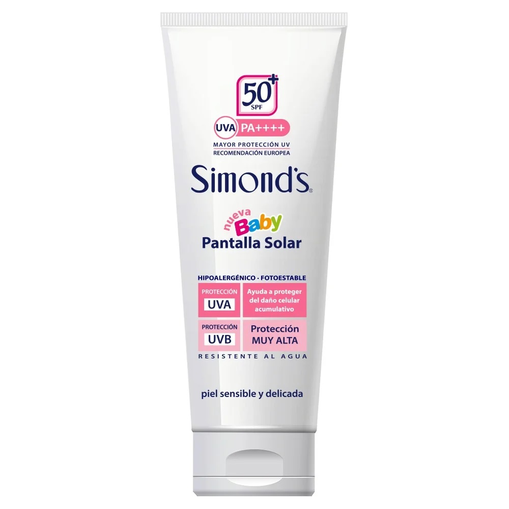 Simond's Pantalla Solar Baby FPS 50+ Resistente Al Agua 200 mL