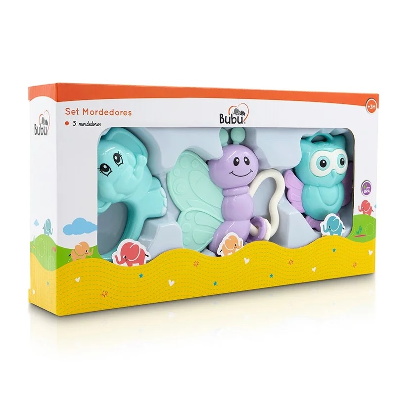 Bubu Set Mordedores 3 Unidades