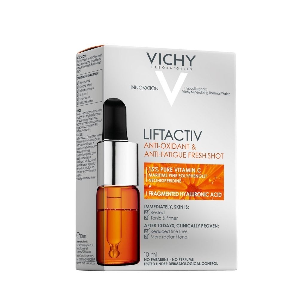 Liftactiv Serum Concentrado Antioxidante & Antifatiga - Vitamina C / Ac. Hialurónico 10 mL Vichy