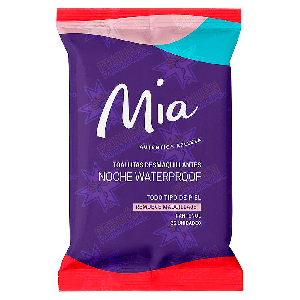 Mia Noche Waterproof 25 Toallitas Desmaquillantes Munnich
