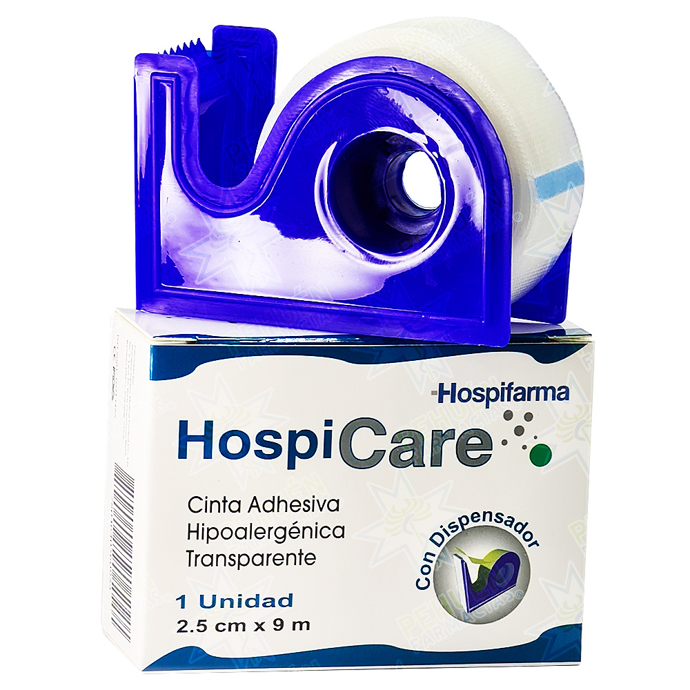 Hospicare Cinta Adhesiva Tipo Plástico 2,5 cm x 9 m Hospifarma
