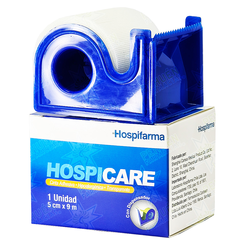Hospicare Cinta Adhesiva Tipo Plástico 5 cm x 9 m Hospifarma