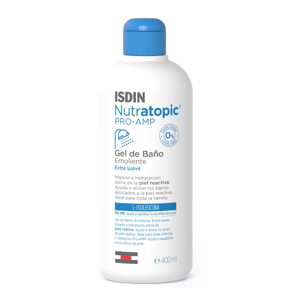 Nutratopic Pro-AMP Gel de Baño Emoliente 400 mL Isdin