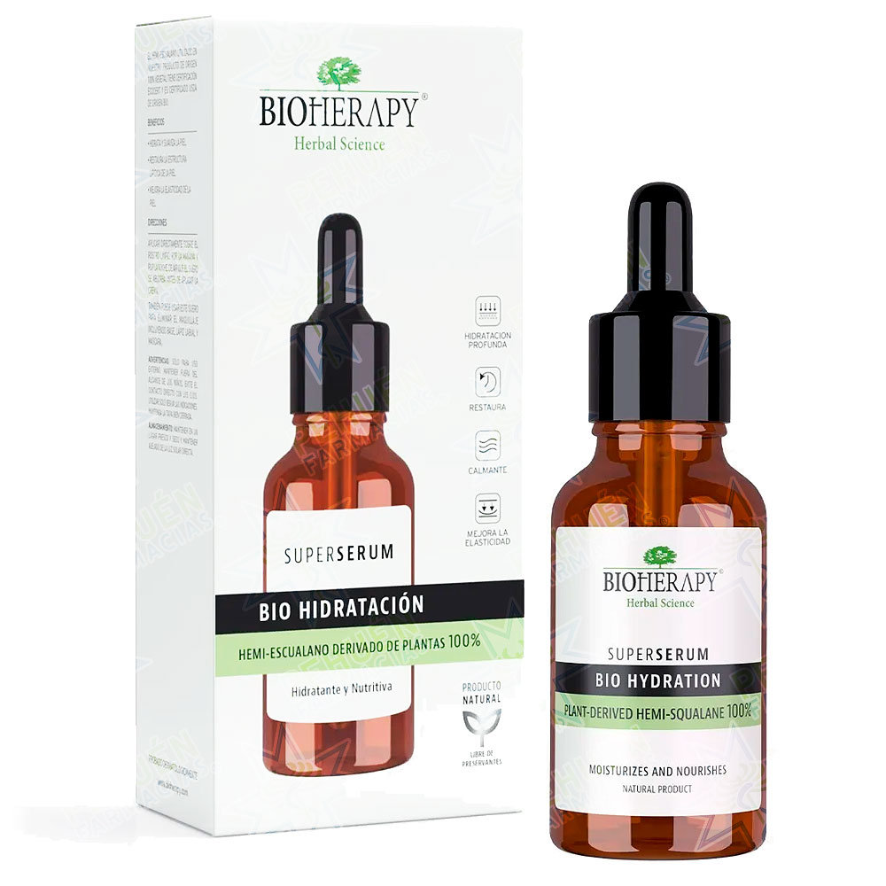 BioHerapy Súper Sérum Hidratante Bio con Hemi-Escualano 30 mL Alpaya