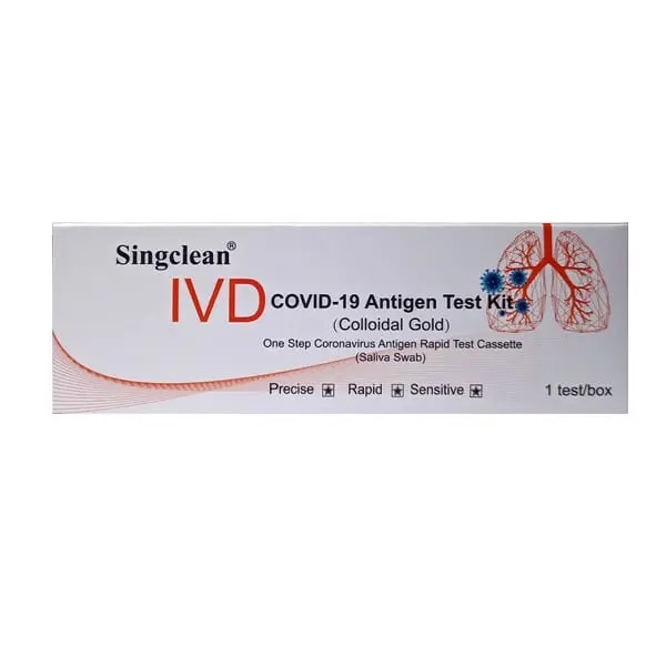 Singclean Kit Test Rápido de Antígenos SARS-CoV-2 / Covid-19 (Saliva)