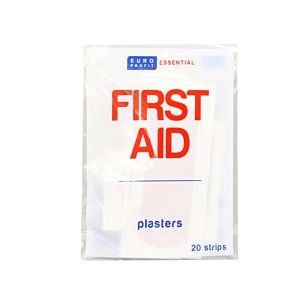 First Aid Parche Curita distintos Tamaños 20 Unidades Bandaid