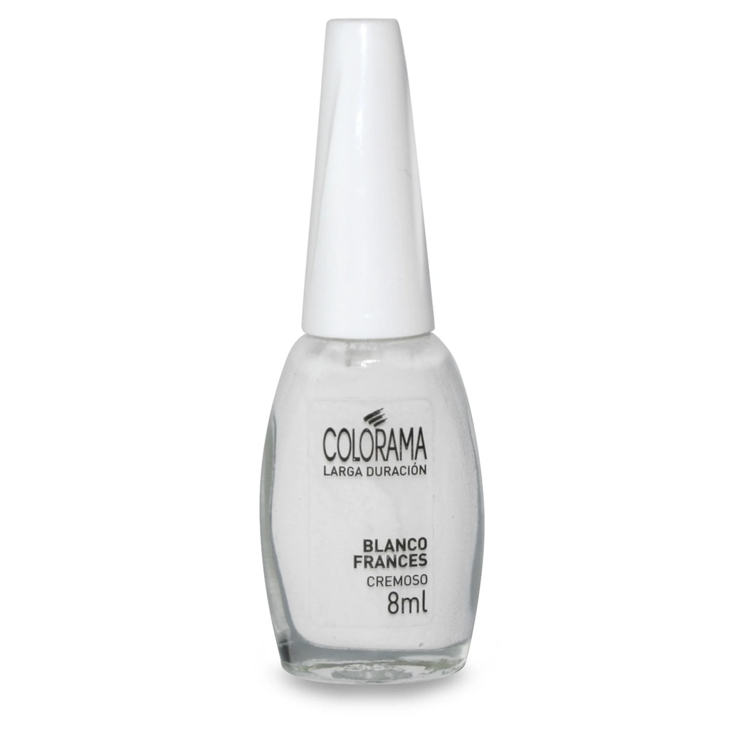 Colorama Esmalte de Uñas Larga Duración Blanco Francés 8 mL Maybelline