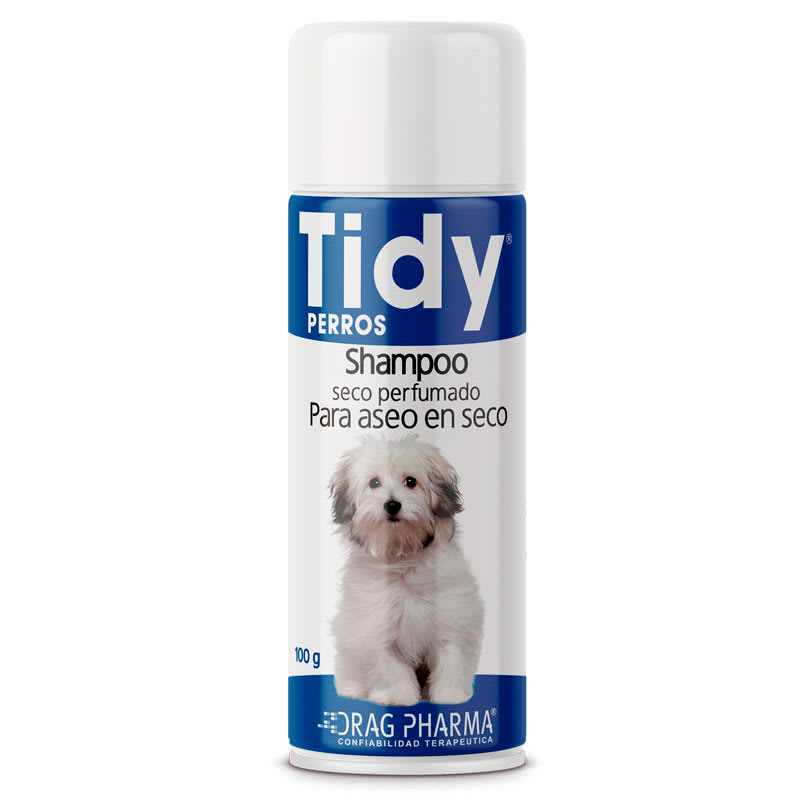 Tidy Shampoo Seco Perros Perfumado 100 g Drag Pharma