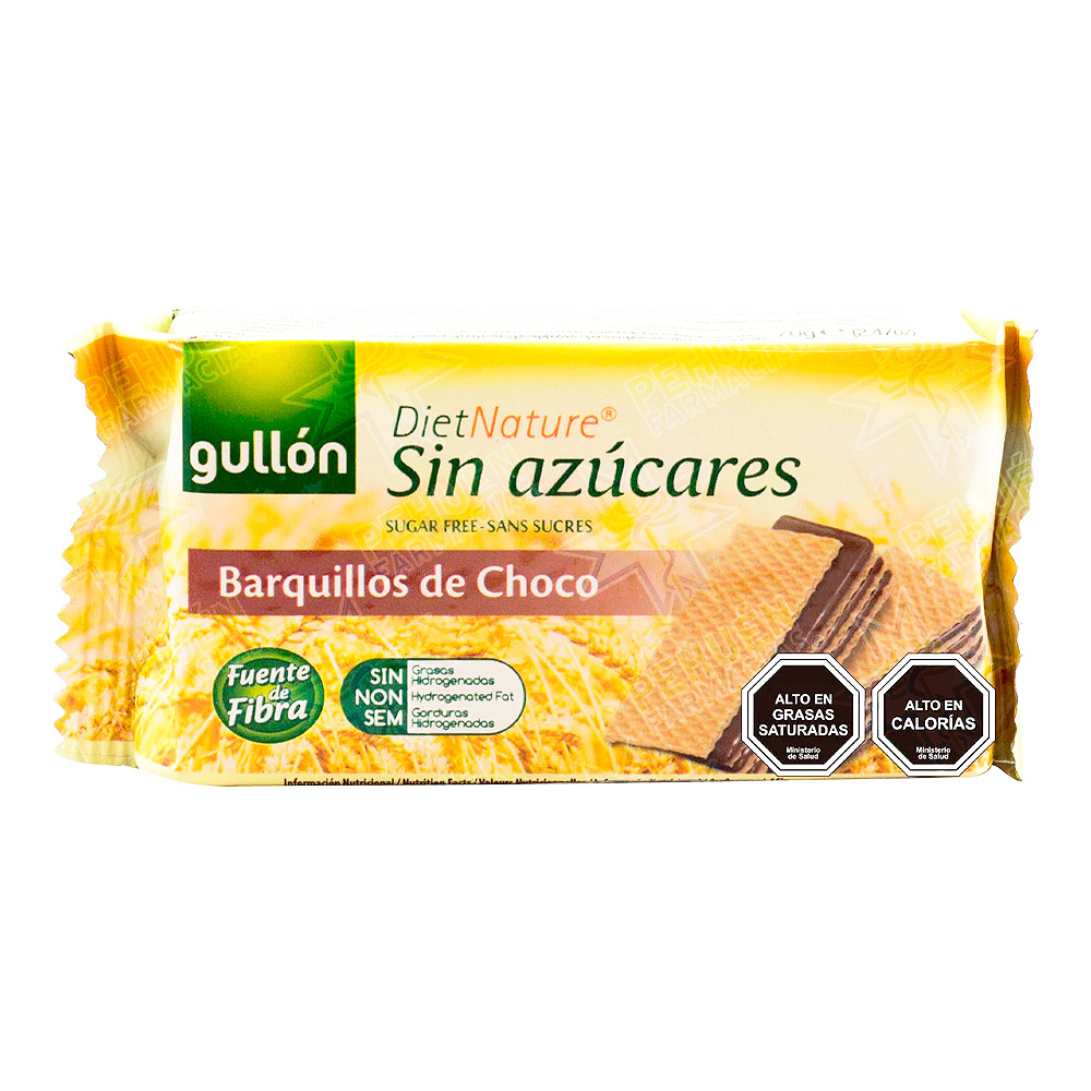 DietNature Galletas de Barquillo de Choco Sin Azúcar 60 g Gullón