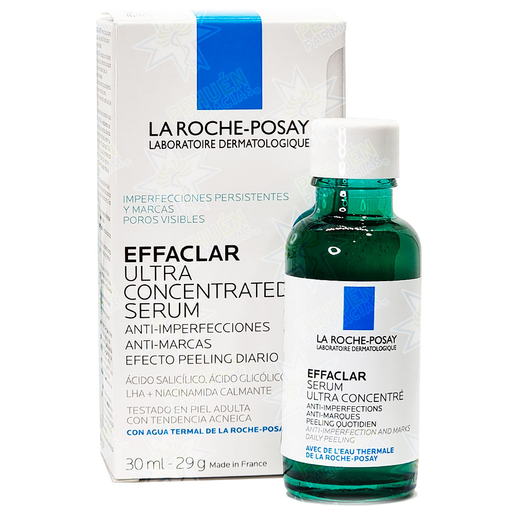 La Roche-Posay Effaclar Sérum Exfoliante Ac. Glicólico-Salicílico-LHA-Niacinamida  30 mL L'Oréal