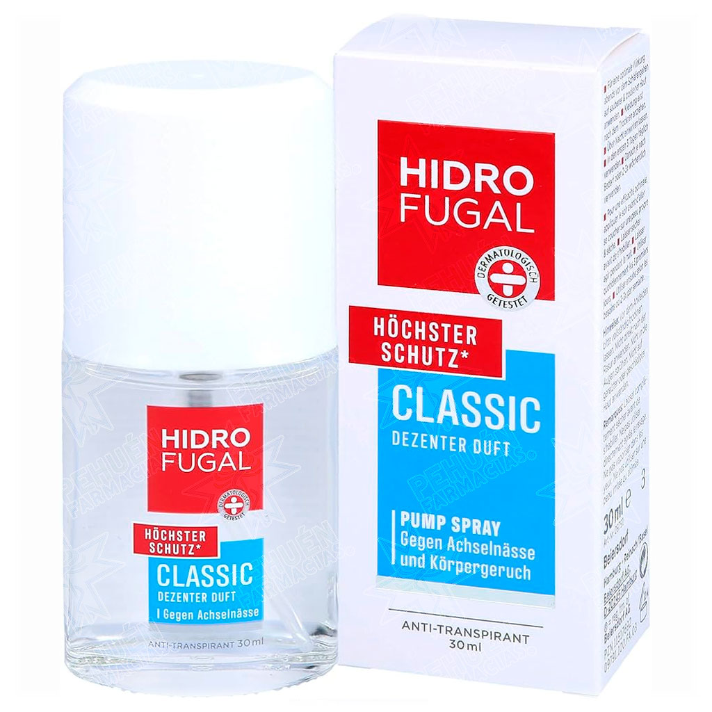 Hidrofugal Máxima Protección Unisex Antitranspirante Pump Spray Unisex 30 mL Beiersdorf