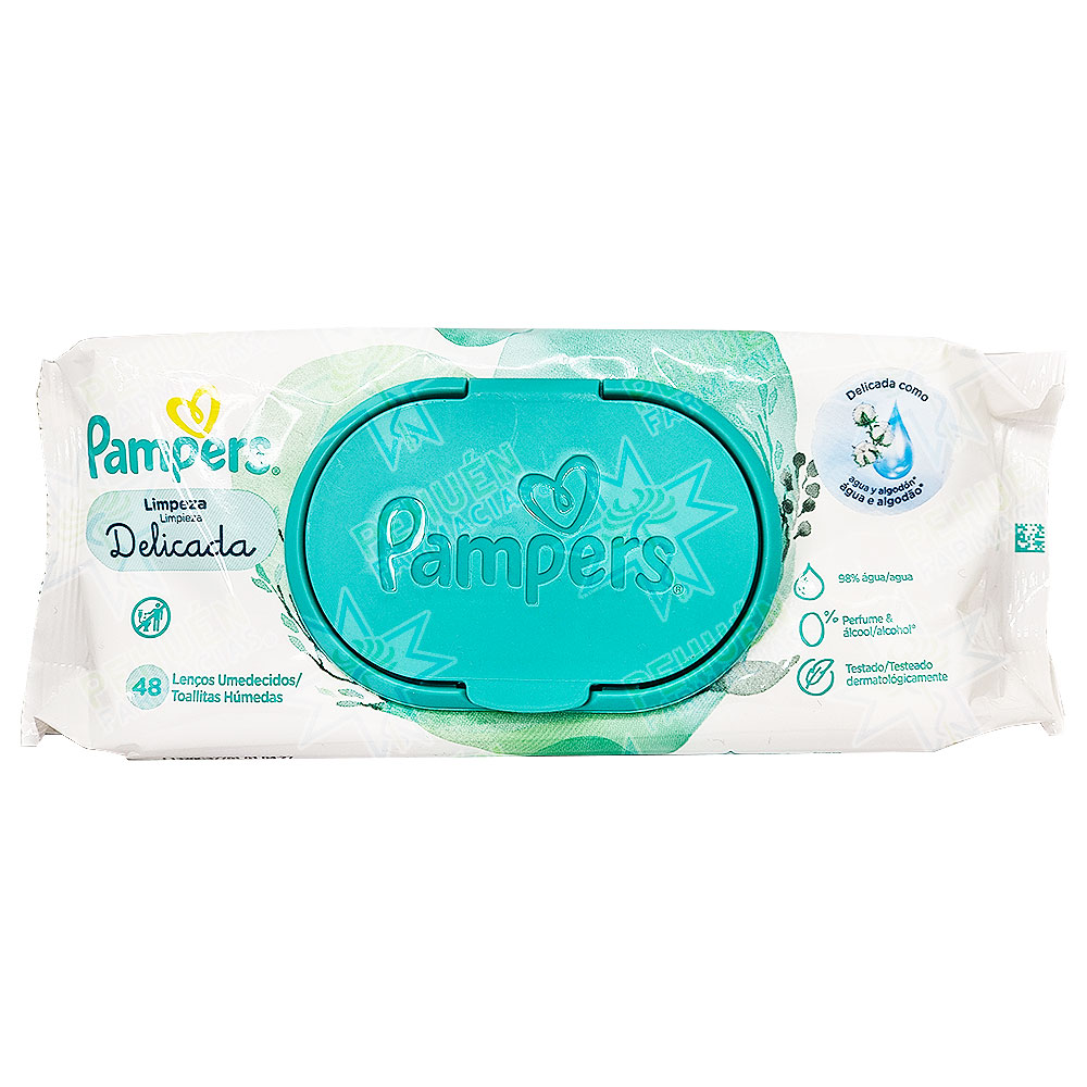 Pampers Limpieza Delicada 48 Toallitas Húmedas P&G