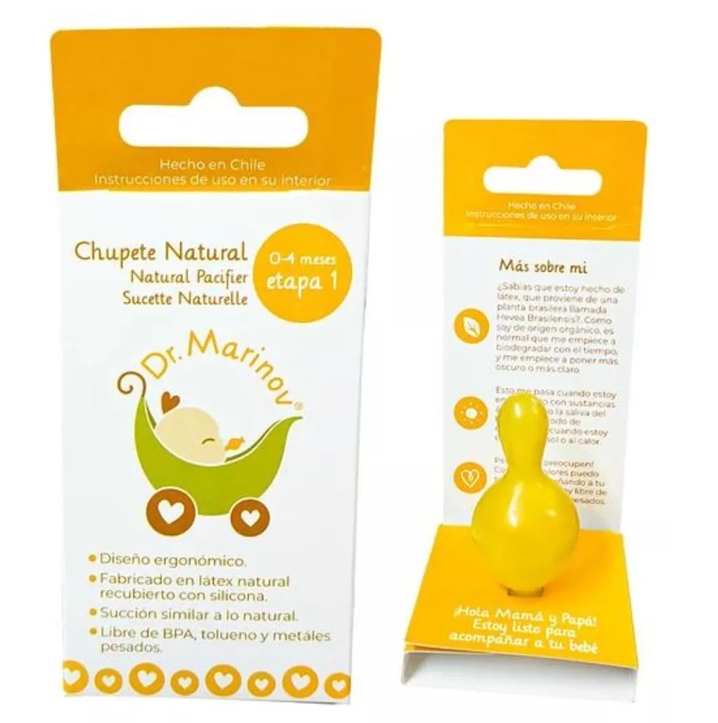Chupete Ergonómico Dr. Marinov Etapa 1 (0 -4 m)