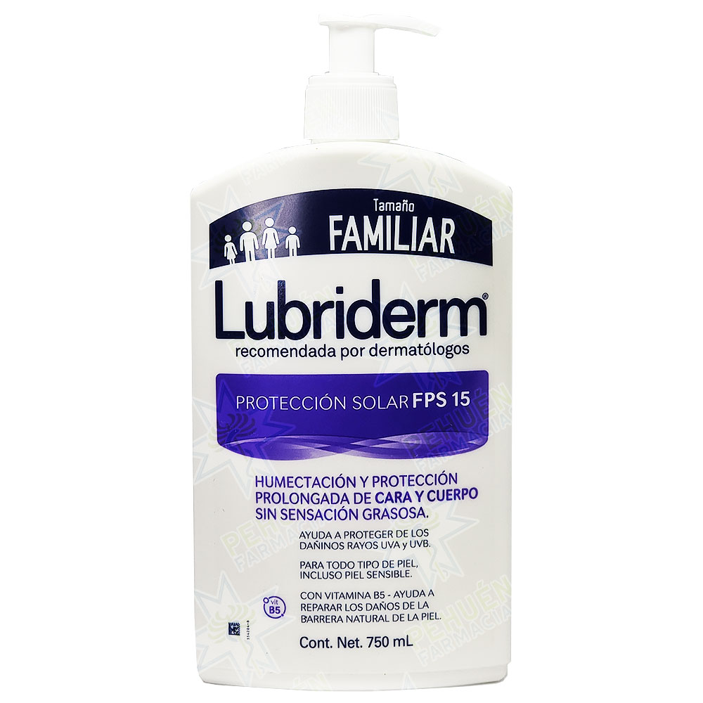 Lubriderm Humectante con Protección Solar FPS 15 Crema Corporal 750 mL Johnson & Johnson