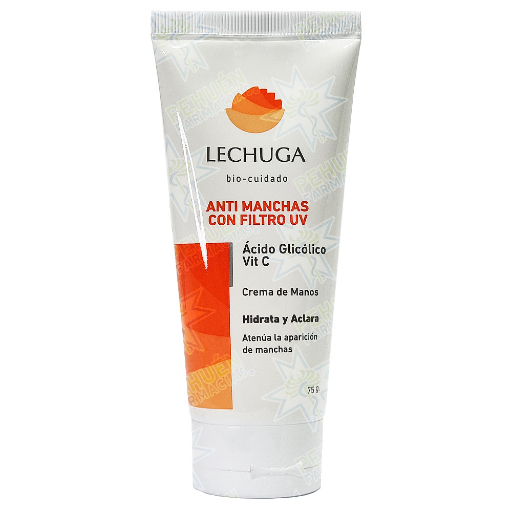 Lechuga Crema de Manos Bio Cuidado Anti Manchas con Filtro UV 75 g