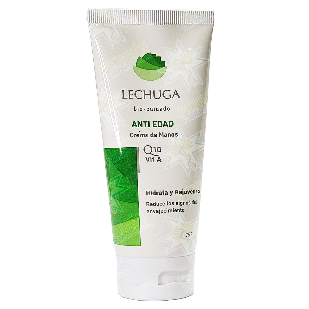 Lechuga Crema de Manos Anti Edad con Q10 y Vit A 75 g
