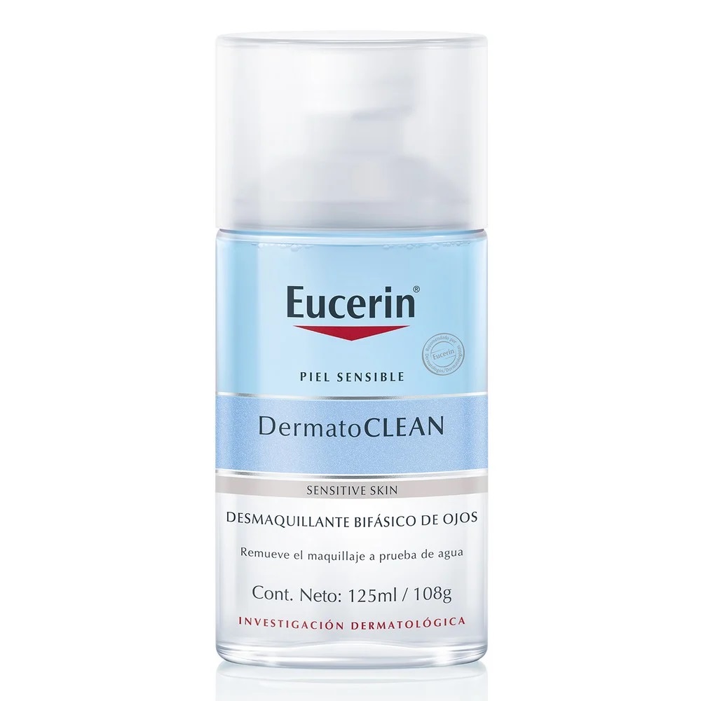 DermatoClean Desmaquillante Bifásico de Ojos 125 mL Eucerin