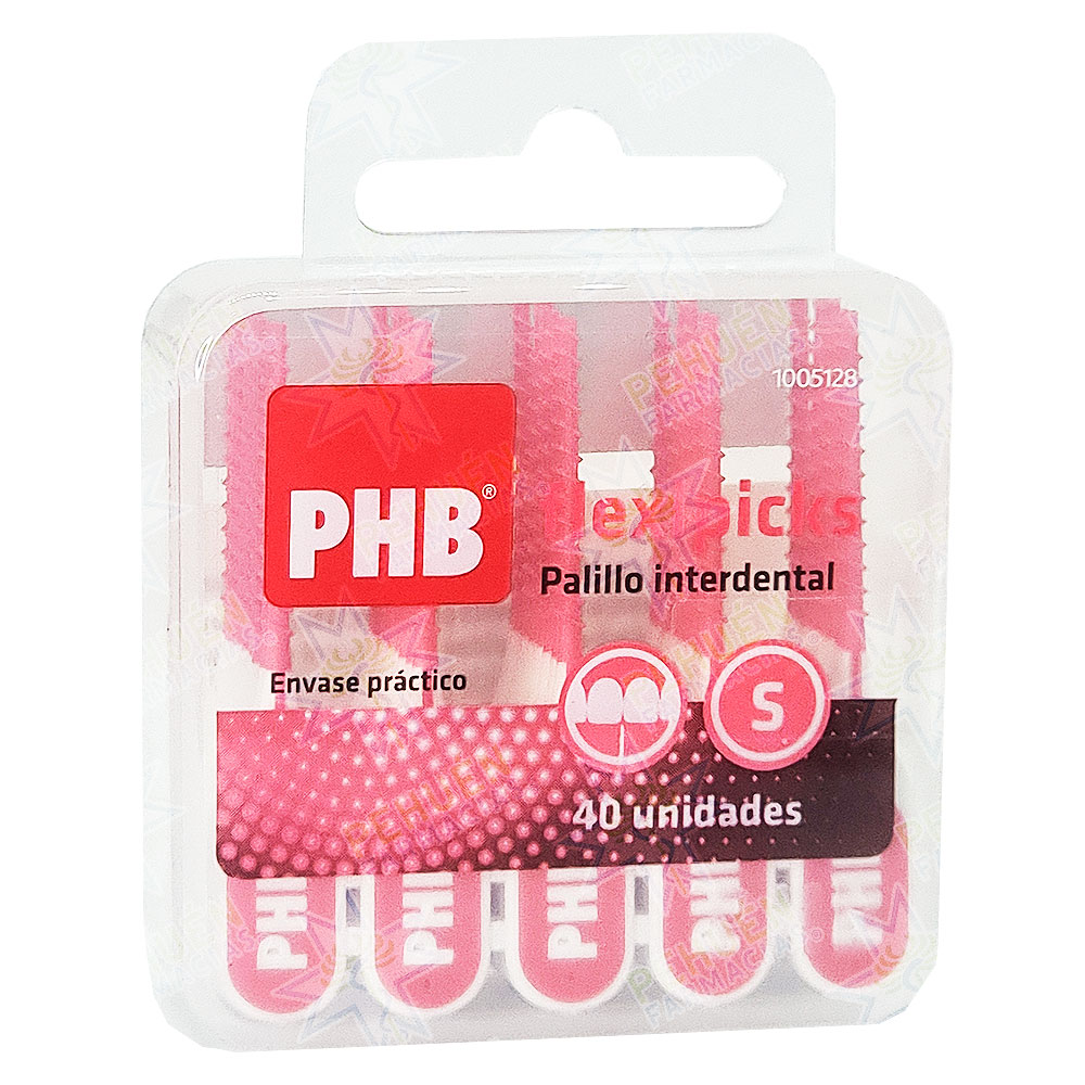 PHB Flexipicks Palillos Interdentales Rectos 40 Unidades
