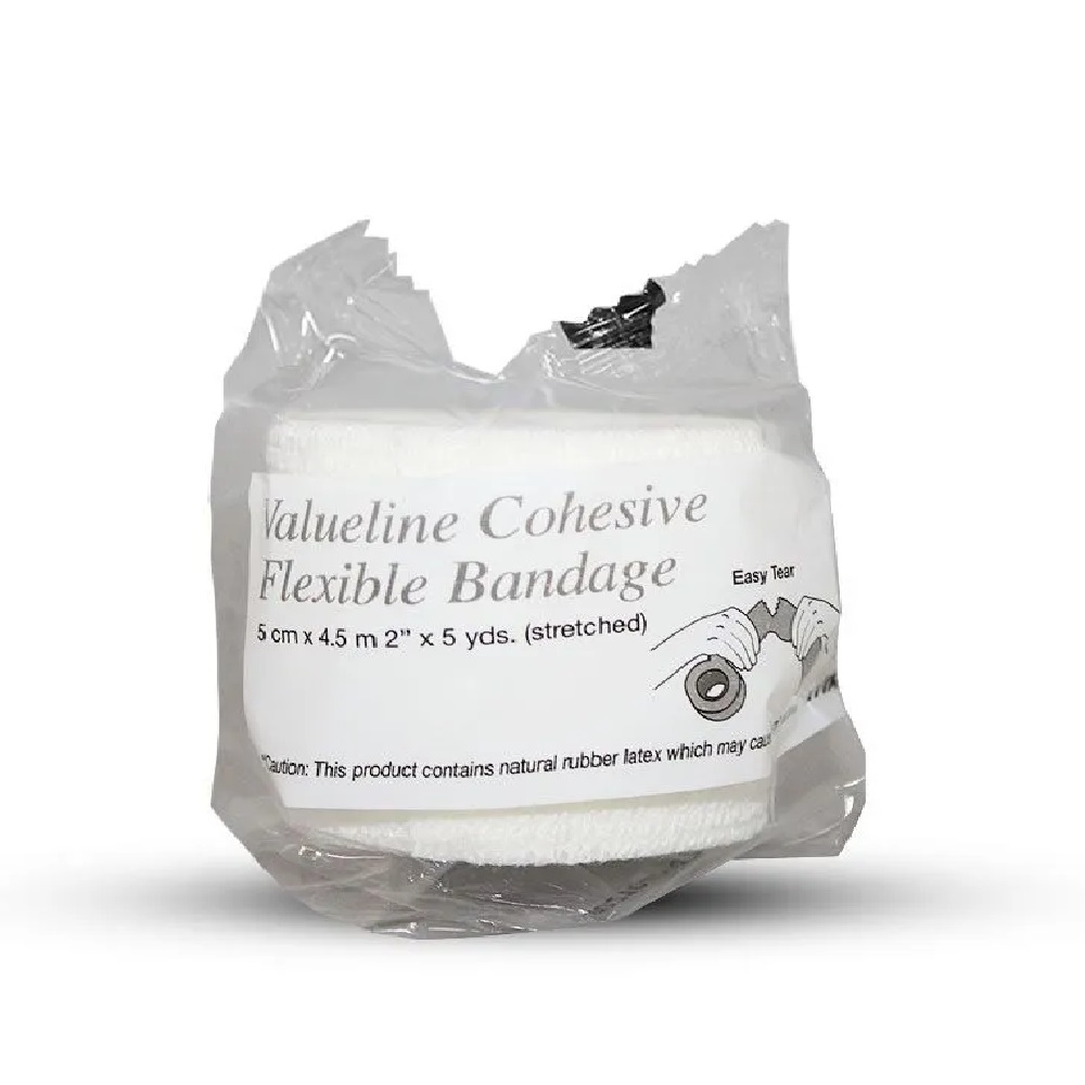 Venda Cohesiva Autoadherente Blanca 5 cm x 4,5 m Valueline