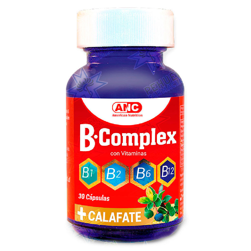 B-Complex + Calafate 30 Cápsulas ANC Ravepharma