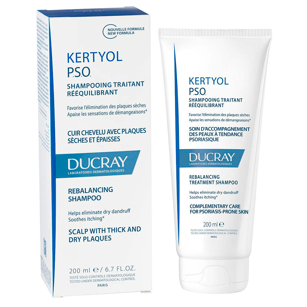 Kertyol PSO Shampoo Antipicor Anticaspa Psoriasis 200 mL Ducray