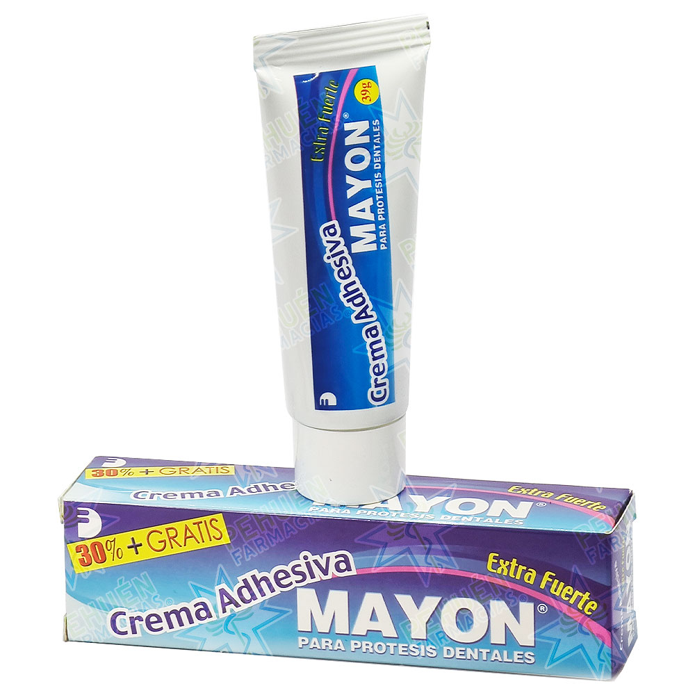 Mayon Crema Adhesiva Extra Fuerte Prótesis Dental 39 g
