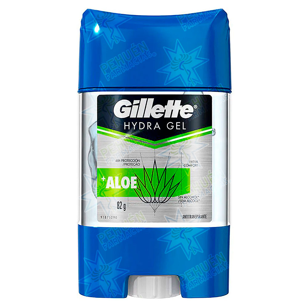 Gillette Hydra Gel con Aloe Desodorante Antitranspirante 48h sin Alcohol  82 g P&G