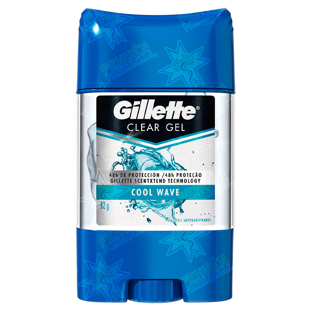 Gillette Clear Gel Cool Wave Desodorante Antitranspirante 82 g P&G