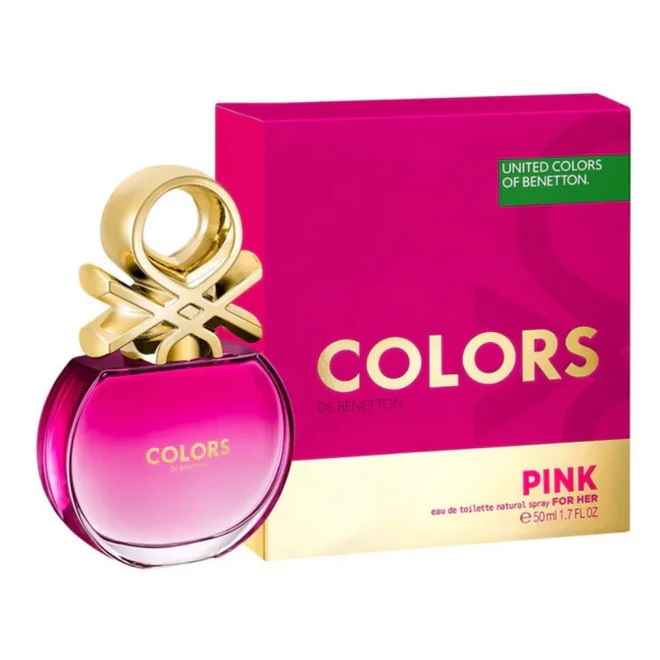 Pink For Her Eau de Toilette Spray 50 mL Benetton