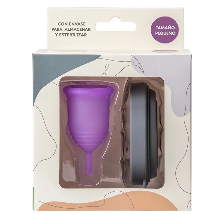 Ayla Copa Menstrual Talla Pequeña con Vaso Esterilizador