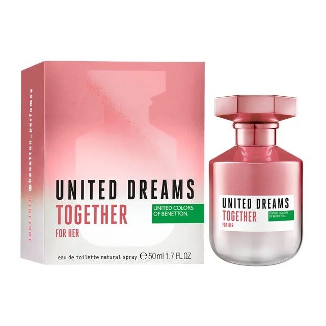 United Dreams Together Eau de Toilette Spray for Women 50 mL Benetton