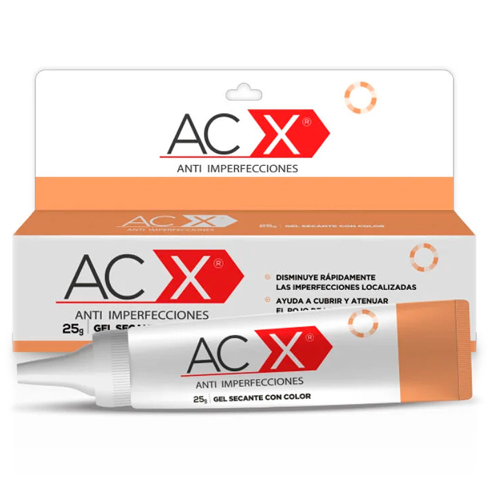 AC X Gel Secante Anti Imperfecciones con Color 25 g Milab