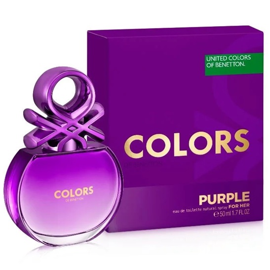 Purple For Her Eau de Toilette Spray 50 mL Benetton