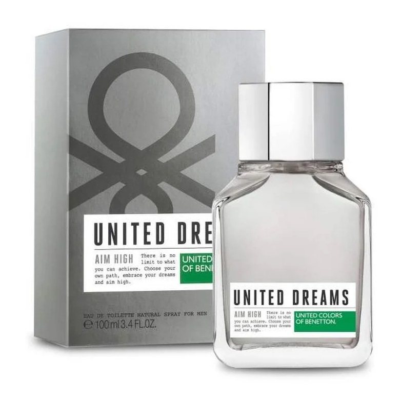 United Dreams Aim High Eau de Toilette Spray for Men 60 mL Benetton