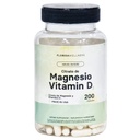 Citrato de Magnesio + Vitamina D3 (400 mg / 800 UI) 200 Cápsulas Florida Wellness