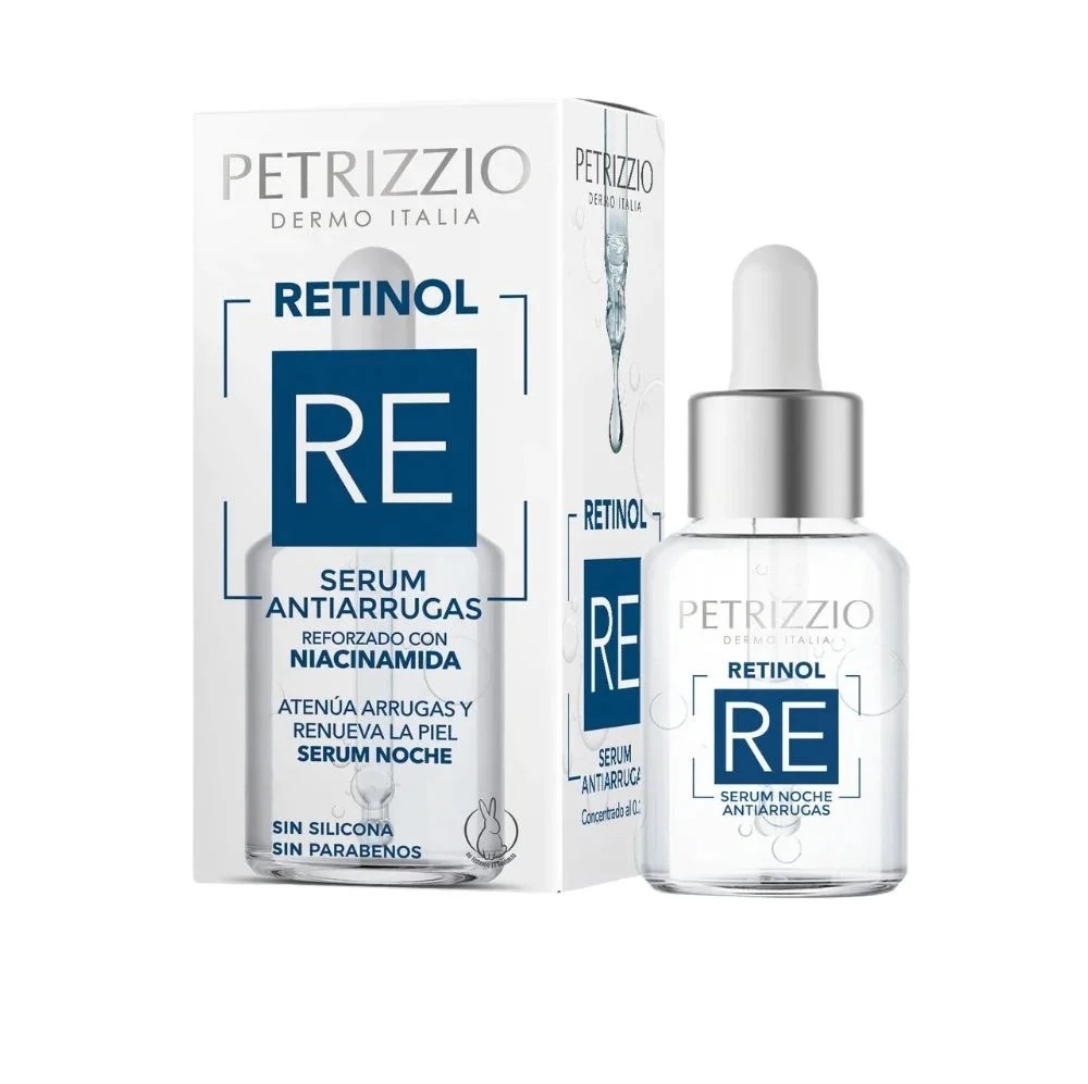Serum Noche Concentrado Antiarrugas Retinol con Niacinamida 27 mL Petrizzio