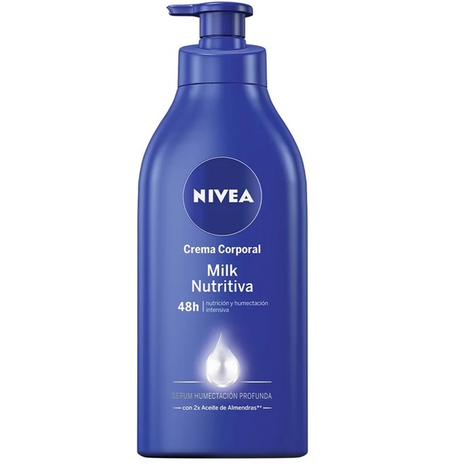 Nivea Body Milk Nutritiva Crema Corporal Piel Extra Seca 1000 mL Beiersdorf