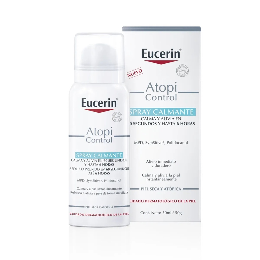 Atopi Control Spray Calmante 50 mL Piel muy Seca y Atópica Eucerin