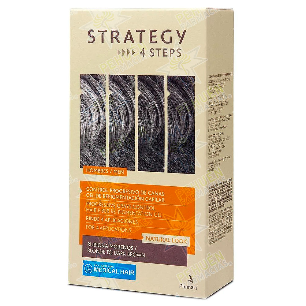 Strategy Gel Repigmentación Capilar Progressive 4 Steps 120 g Plumari