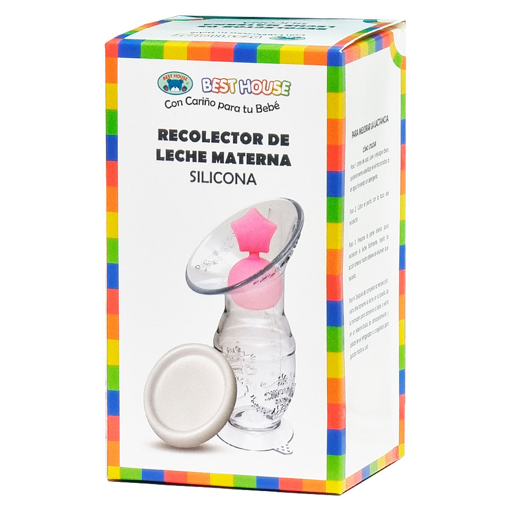 Recolector de Leche Materna con Tapón de Silicona Best House