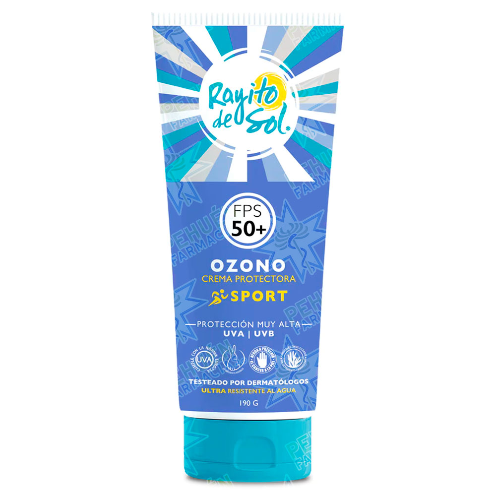 Rayito de Sol Ozono Sport Fps 50+ Bloqueador 190 g Petrizzio