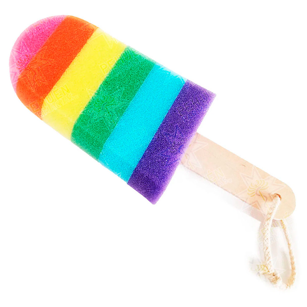 Alondra Esponja de Baño Paleta de Helado 1 Unidad