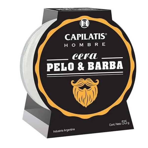 Capilatis 55 g Cera Capilar Fijadora Pelo y Barba Efecto Natural