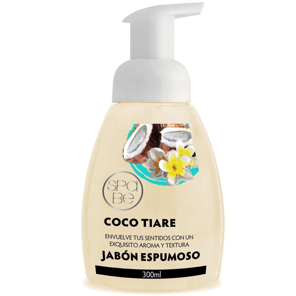Spa Be Jabón Espumoso Coco Tiare 300 mL