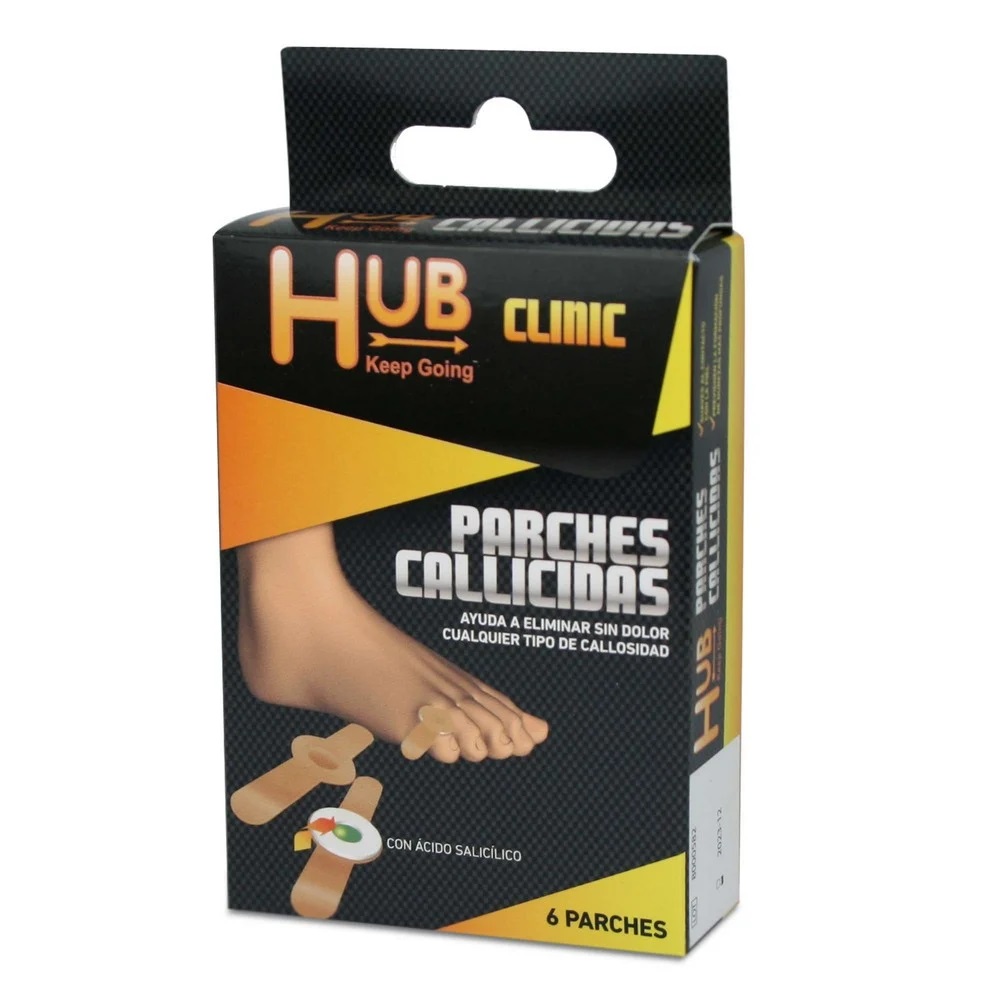 Parches Callicidas 6 Unidades Hub Clinic