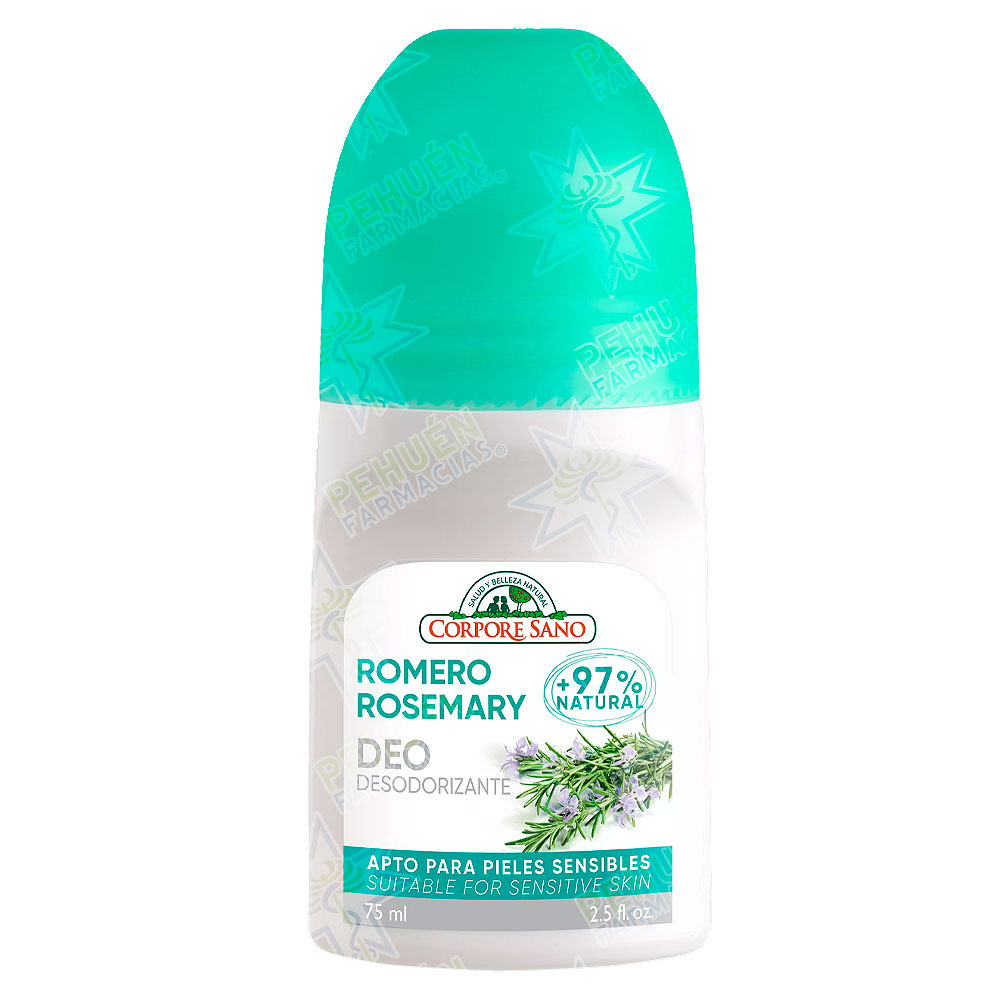 Corpore Sano Desodorante Roll-On Natural Romero 75 mL