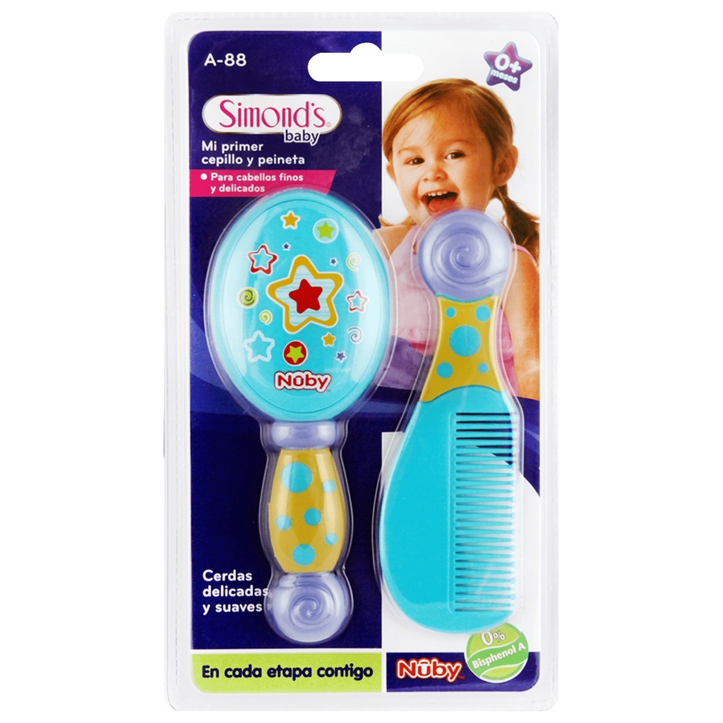 Simond's Baby Mi primer Cepillo y Peineta Infantiles