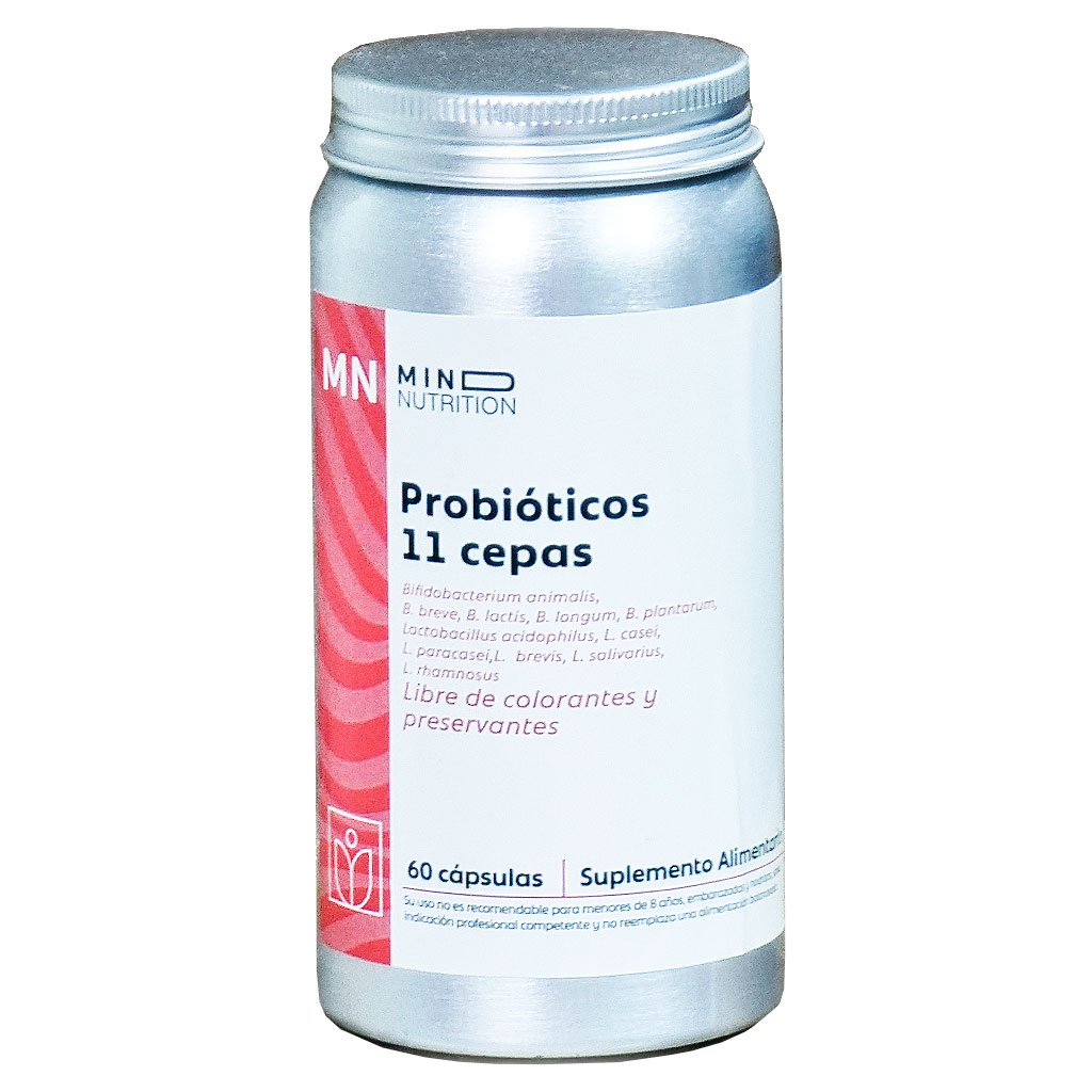 Probiótico 11 Cepas (25.000 mill. UFC) 60 Cápsulas Mind Nutrition