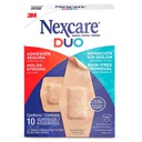 Nexcare Parche Curita DUO Remoción Sin Dolor 10 Unidades Surtidas